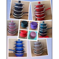 [READYSTOK MALAYSIA][ORIGINAL] New 12pcs Dessini Itally NonStick High Class Cockware Periuk Dessini