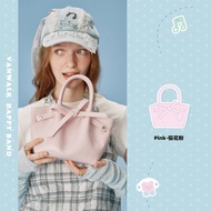 กระเป๋าสะพายไหล่แบบสะพายข้างขนาดเล็ก Vanwalk Happy Band กระเป๋าสะพายข้างแบบสะพายข้างสำหรับเด็กผู้หญิ