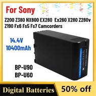 High-Capacity 10400mAh 14.4V BP-U90 BP-U60 Battery for Sony Z200 Z380 NX800 EX280 Ex260 X280 Z280v Z