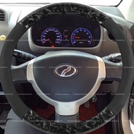 Awesome2u Perodua Myvi EZI 2005-2010 Car Forged Carbon Steering Wheel Cover Accessories
