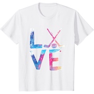Love Ice Hockey Girls Hockey Gifts Womens Ice Hockey T-Shirt