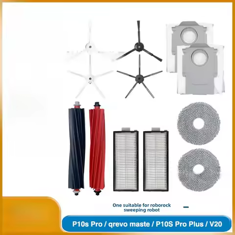 Replacement Parts Consumables for Roborock P10s Pro Qrevo Mastr V20 Robot Vacuum Compatible with Rob