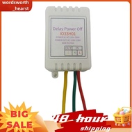 1-480Min Timer Adjustable Disconnect Delay Controller AC 110V 220V Power-on Delay OFF Relay Switch 7