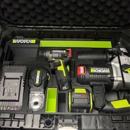 [3D Printing Lining Box] Suitable for WORX 4233 Tool Box Storage WU388 Electric Hammer+WU132x Screwd