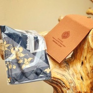 Silk Scarf Tie Neck Square Scarf < Snow Desert and His Lamp} Cultural Creative Silk Scarf Gift Box C