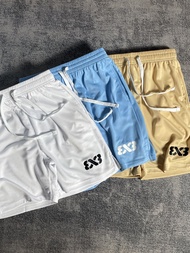 3X3 Basketball Pants American Sports Shorts Men Women Summer Quick-Drying Breathable Running Fitness