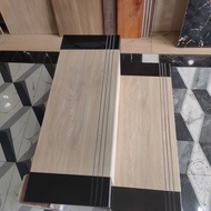 Tangga Granit Kombinasi Motif Kayu 30X90