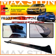VOLKSWAGEN GOLF MK7/MK7.5 TSI GOLF R LINE 2012-2017 OETTINGER 2TH GEN REAR ROOF SPOILER VW OETTINGER