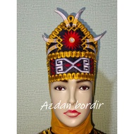 Embroidered headband, crown decoration, carnival costume, traditional dance costume, typical dayak m