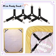 💥Ready Stock💥 4PCS set Triangle Bed Sheet Mattress Holder Grippers Fastener Clips Non-Slip Bedsheet/Topper/SofaCover