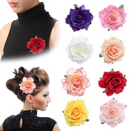 1 PC New Fashion Chic Bridal Rose Flower Hairpin Wedding Bridesmaid Brooch Party Hair Clip Barrettes Accessories bijoux femme