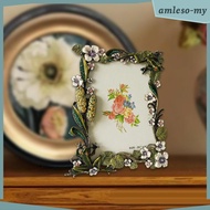 [AmlesoMY] Flower Picture Frame, Floral Photo Frame, 3.5x5 Rectangle Picture Frame, 3.5x5 Photo Fram