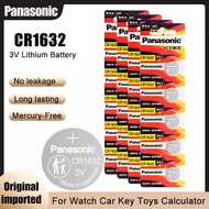 5-20pcs Original Panasonic CR1632 CR 1632 DL1632 ECR1632 BR1632 3V Lithium Battery For Smart Watch R
