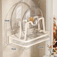 全城熱賣 - 廚房置物架 免打孔菜板架 鍋蓋架 砧板架 案板放置架 牆上壁掛式收納架