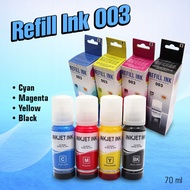 Printer ink 003 refill ink70ml suitable of printers various models Dakwat pencetak dakwat isi semula