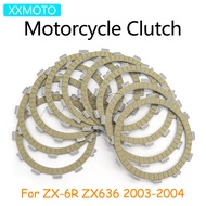 For Kawasaki ZX6R ZX636 ZX 6R 636 ZX-636 2003 2004 Motorcycle Clutch Plates Friction Disc Kits ZX-6R