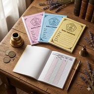 Savings book - 6-sheet color savings book