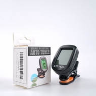 Rotatable Guitar Tuner Clip-on Tuner Guitar Accessories for Guitar Bass Ukulele Violin Mandolin Banj