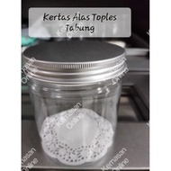 Paper base jar tube dry cake paper doilies 3.5 / Paper doilies 3.5