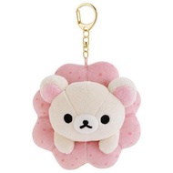 鬆弛熊 白熊甜甜圈 X Mister Donut 款 毛公仔掛飾吊飾 [平行進口]