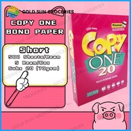 Copy One Bond Paper Short/Letter  Legal A4 A5 (500 sheets per ream)