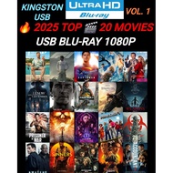 [USB] [20 Movies] 2025 [1] Bluray Latest Movie Series Full HD1080P F1 Jurassic Rebirth Superman Thun