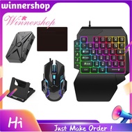 M1 Pro+ 5 in 1 Combo Bluetooth Connection Controller Mobile Games Converter Kit Mobilador Kit Gaming