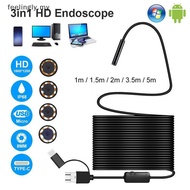 [T&B Dec] 3 in 1 USB Type-C Endoscope Inspection Borescope 5.5/7/8mm Lens HD Camera IP68 {my}