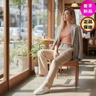 Hogan 女款 H-Stripes 光滑皮革6公分厚底餅乾運動鞋 白色 EU36/38/39/40