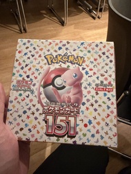 Ptcg pokemon 151 原盒有膜