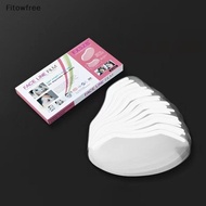 Fitow 100Pcs Salon Haircut Face Mask Hair Dyeing Protector Cover Disposable Transparent Haircut Mask