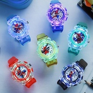 Spiderman Watch For Kids Glowing Kids Watch Kuromi Kids Watch Waterproof Fall-prevention for Boys Gi
