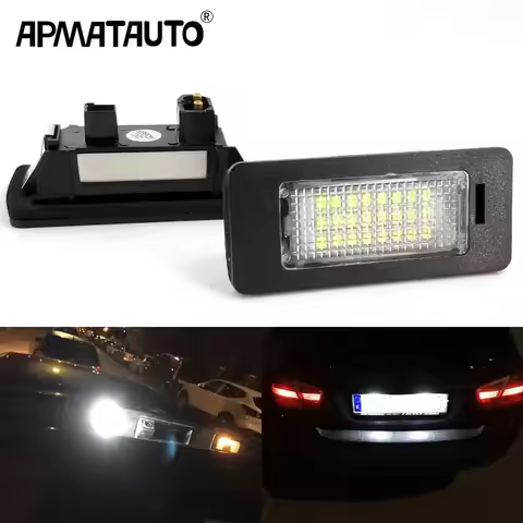2pcs led License Plate Light Canbus Number Lamp For BMW E92 E93 F30 F31 F45 E39 E60 F11 E70 X5 E84 X
