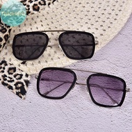 ThickRich Tony Stark Sunglasses Men Square Metal Avengers Sun Glasses Eyewear Hot
 MY