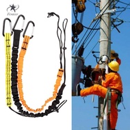 [Fenteer] Anti Falling Fall Protection Lanyard Rope Access Harness Full Kit for Safety at Heights Cl