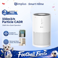 Simplus Pink Air Purifier | 330m³/h CADR | 35dB Ultra-Quiet | Removes Dust, Smell, Pet Dander | OxyC