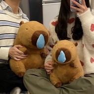 🥳现货🥳Tik Tok New Style Snot Capybara Doll 卡皮巴拉 🧸水豚君Creative Pull Line Snot Capybara Doll Capybara Dol