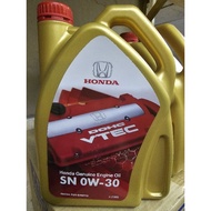 Honda Genuine Fully Synthetic SN 0W-30 Engine Oil 4L