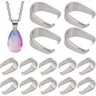 88pcs Stainless Steel Clasp Hook Pendant Connectors, Suitable For DIY Necklace, Bracelet, Earring Co