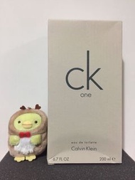 正貨CK one Calvin Klein EDT 香水 200ml