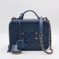 CHANEL Vanity case - 中號海藍28開