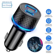 Car Charger 38W PD 20W Type C / Quick 18W Fast Charging Saver Car Charger ( YY-C21)