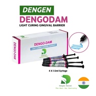 DENGEN DENGODAM - Light Curing Gingival Barrier (4 X 1.5ml Syringe)
