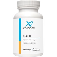 XYMOGEN D3 2000 - Bioavailable Vitamin D3 2000 IU (50 mcg) -  Vitamin D plement to port Immune Healt