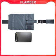 [FlameerMY] Pilot Kneeboard, Pilot Notepad Holder, Gray Accessories, Clipboard And Pen Holder, Aviat