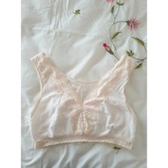 Si bra size S 75 B C light pink lace