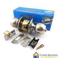 Bosco 587SS Entrance Cylindrical Door Knob Set 60mm