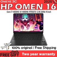 2025 HP OMEN 16 Gaming Laptop i7-14650HX/i9-14900HX RTX5070 2.5K 240Hz IPS 16" 1TB SSD Notebook