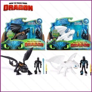 HT How to Train Your Dragon Toothless Light Fury Hiccup Action Figure Doll Toy Kids Gift HT