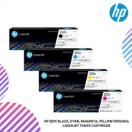 [PREORDER-CHAT SELLER] HP 222X Black, Cyan, Magenta, Yellow Original LaserJet Toner Cartridge